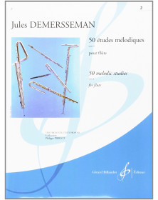 Jules Demersseman :  50 Etudes Mélodiques Opus 4 - Volume 2