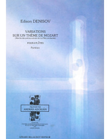 Edison Denisov : Variations sur un Thème de Mozart pour 8 Flûtes traversières