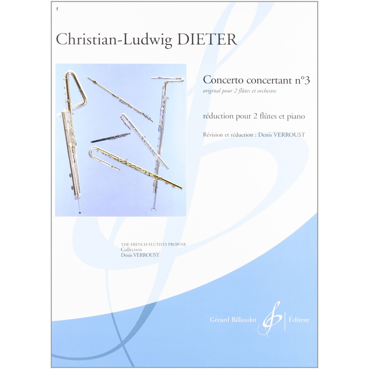 Christian-Ludwig Dieter : Concerto Concertant N° 3 pour 2 flûtes traversières