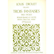 Louis Drouet : Troisième 3ème Fantaisie pour flûte