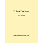 Edison Denisov : Solo für Flöte Solo