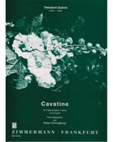 Théodore Dubois : Cavatine pour Flûte et Piano