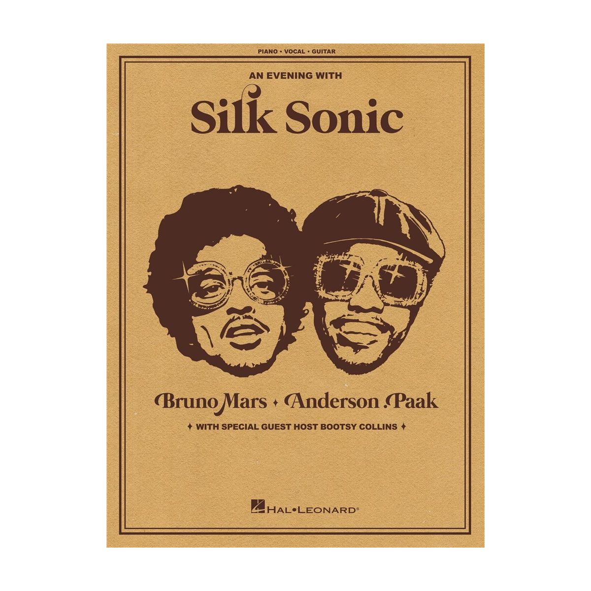 Bruno Mars et Anderson Paak : An Evening with Silk Sonic Pour Piano, Voix et Guitare