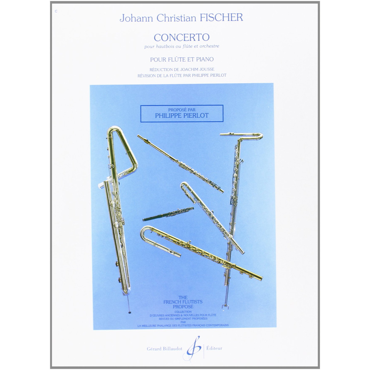 Johann Christian FISCHER : Concerto Pour Flûte Traversière et Piano