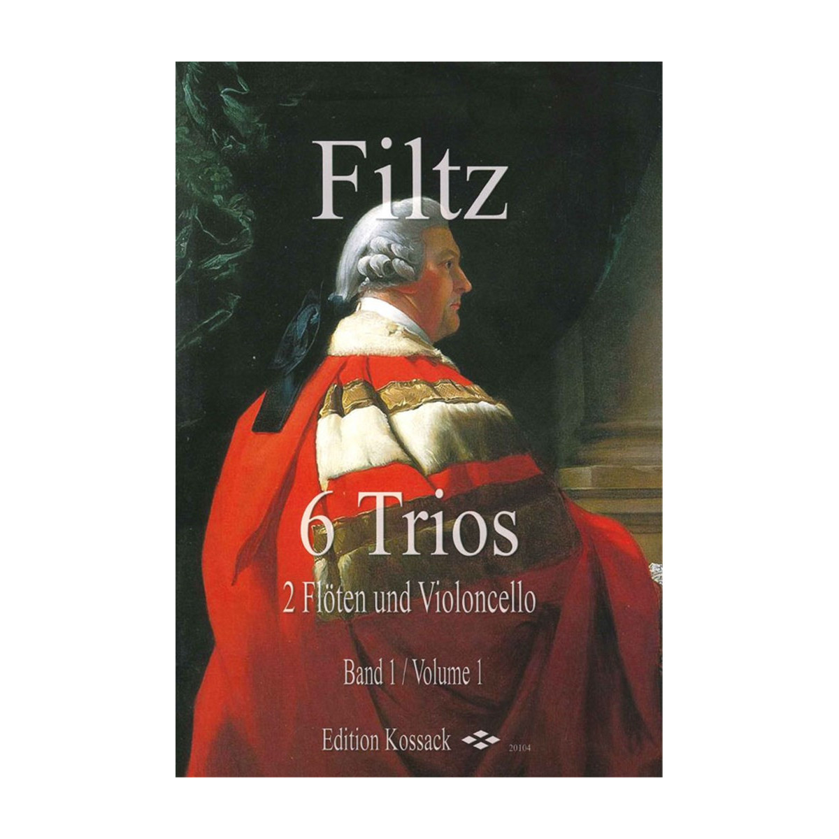 Anton FILTZ : 6 Trios Volume 1 Pour 2 Flûtes Traversières et Violoncelle