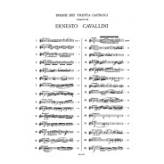 Ernesto Cavallini : 30 Capricci - 30 Caprices Pour Clarinette