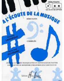 A l'écoute de la musique débutant - Corrigés