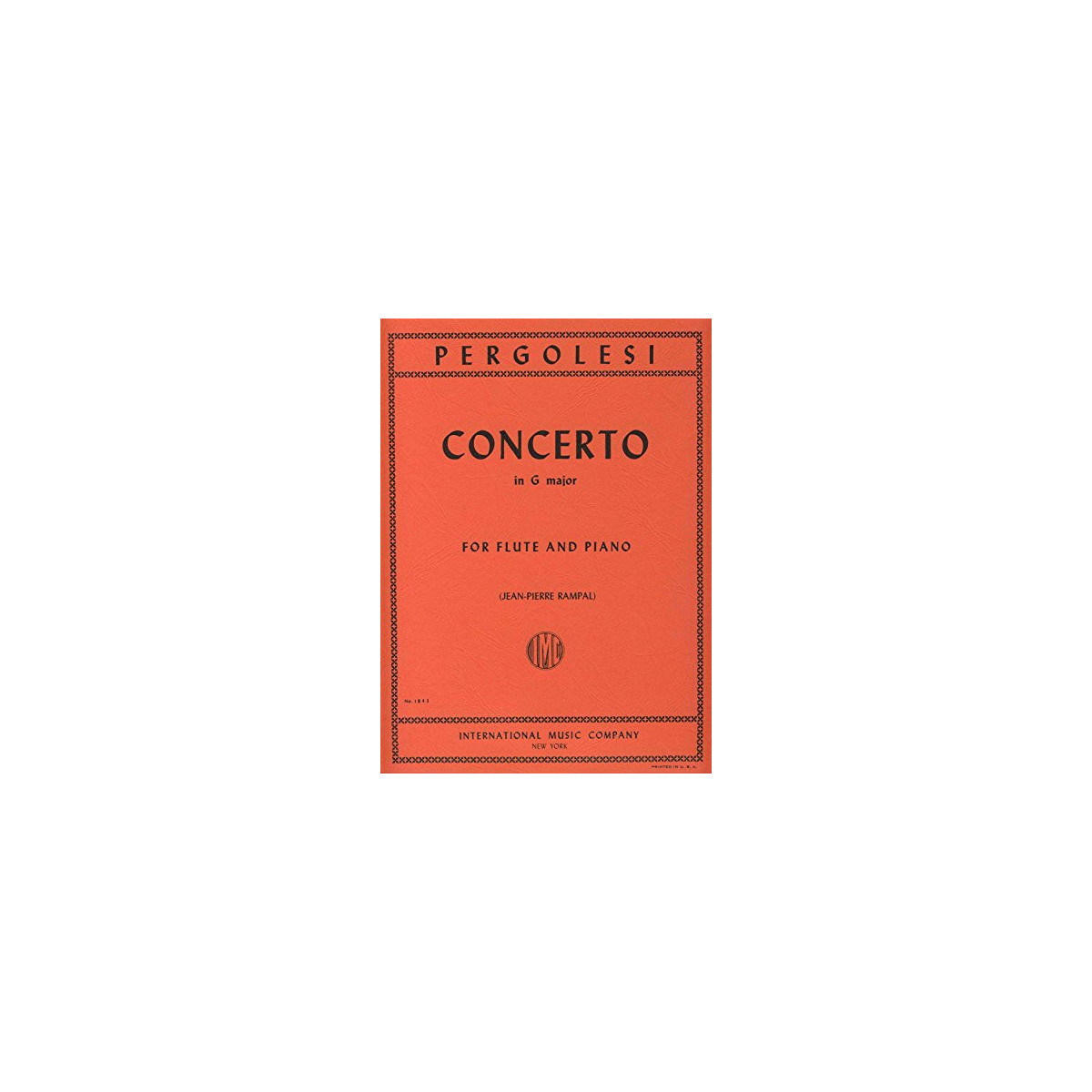 Pergolesi : Concerto en Sol Majeur, in G Major