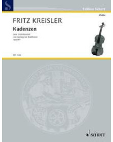 Kadenzen zum Violinkonzert von Beethoven op. 61