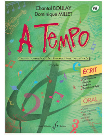 A Tempo - Partie Ecrite - Volume 9a