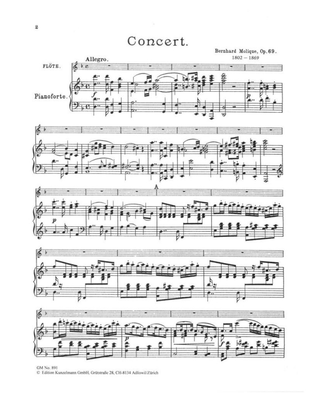 Molique : Concerto en ré mineur