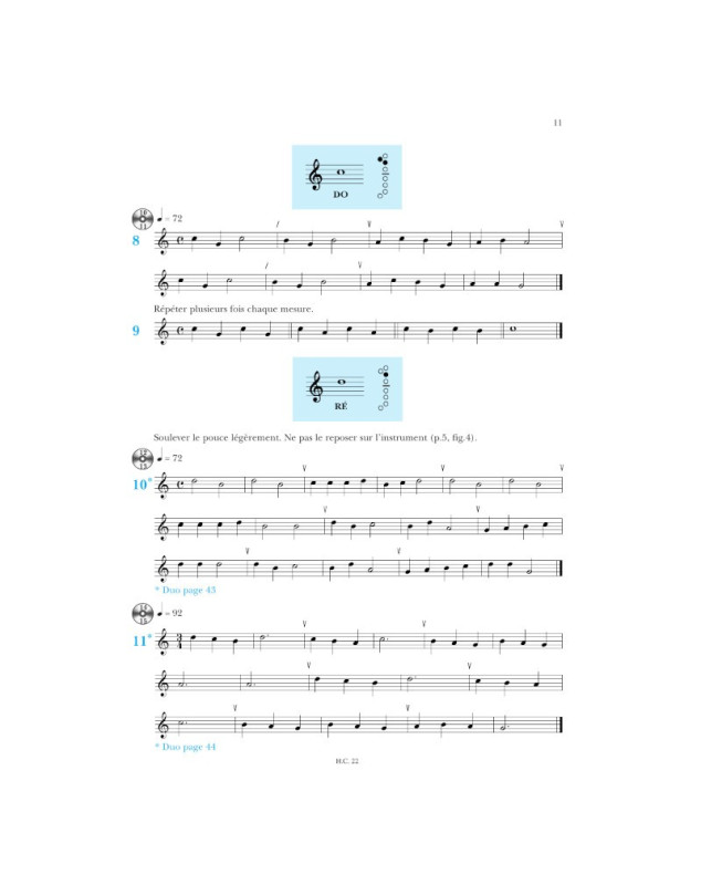Jean-Louis Margo : La Flûte à Bec à l'école de musique Vol.1 + CD