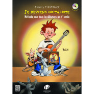 Je deviens guitariste Volume 1 - Thierry Tisserand - Henry Lemoine