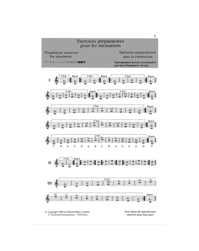 Solfège des Solfèges Vol.1A - Lavignac - Henry Lemoine