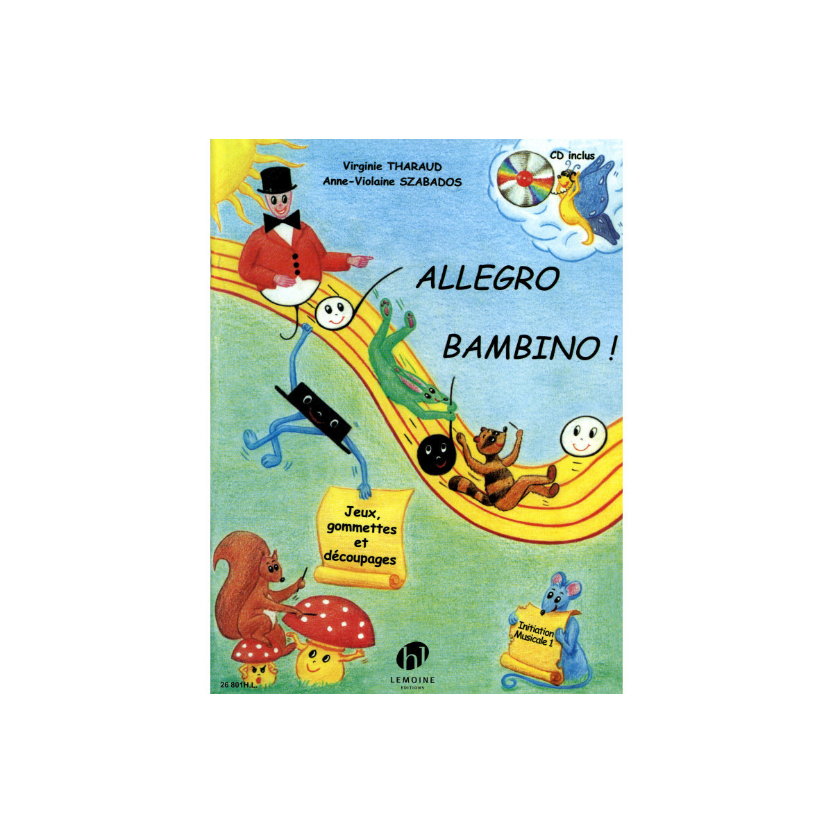 Allegro Bambino - Eveil Musical - Virginie Tharaud - Henry Lemoine