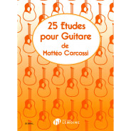 25 Etudes Op.60 pour Guitare - Matteo Carcassi - Henry Lemoine