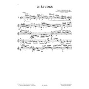 25 Etudes Op.60 pour Guitare - Matteo Carcassi - Henry Lemoine