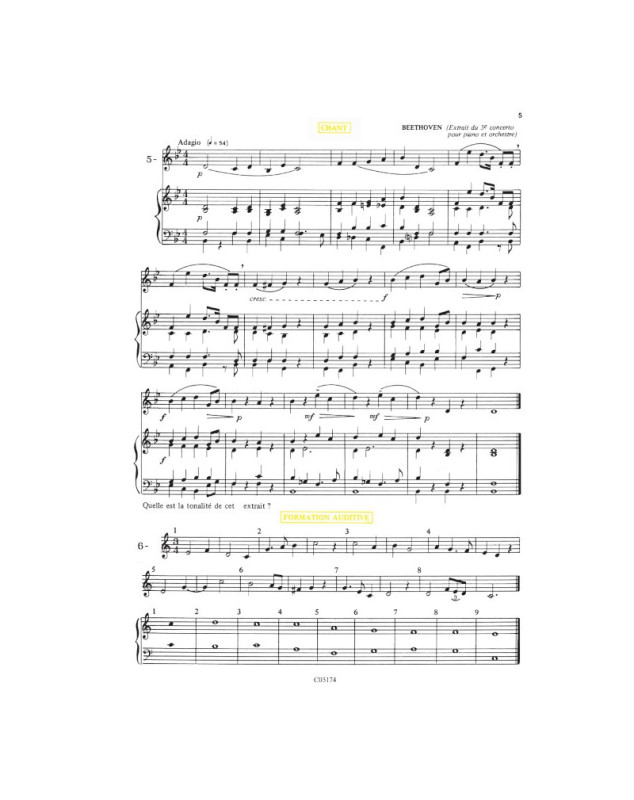 Le Guide de formation musicale Vol.4 - Préparatoire 2 - Combre
