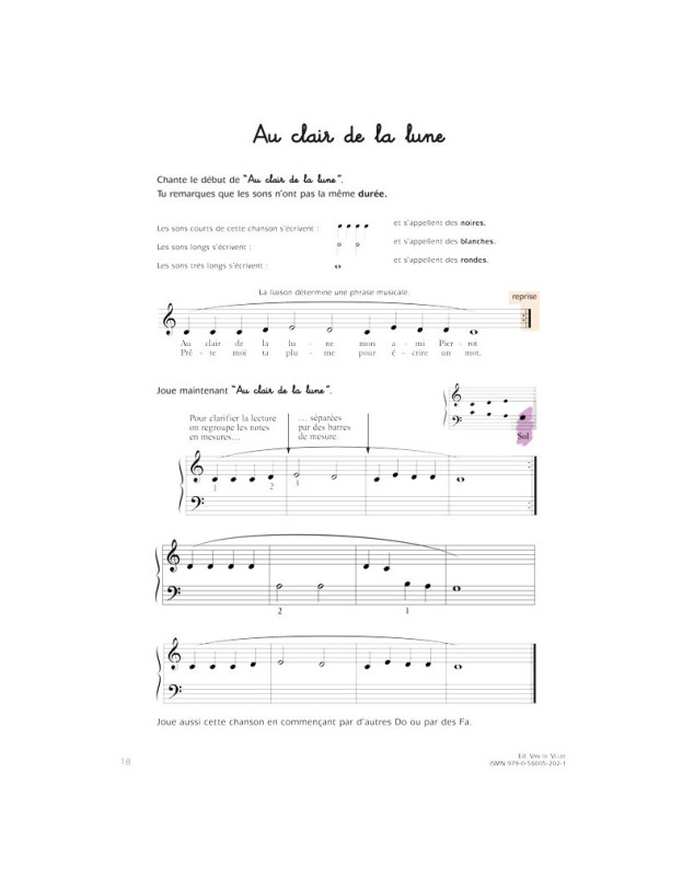 Pianolude Vol.1 - Méthode de Piano -  Editions Van de Velde