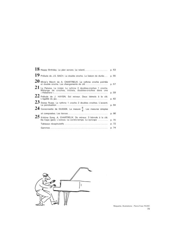 Le Piano à portée de mains - Editions Van de Velde