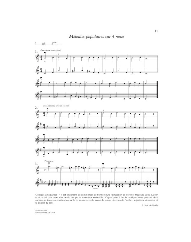 Le Petit Paganini Vol. 1 - Ernest Van de Velde