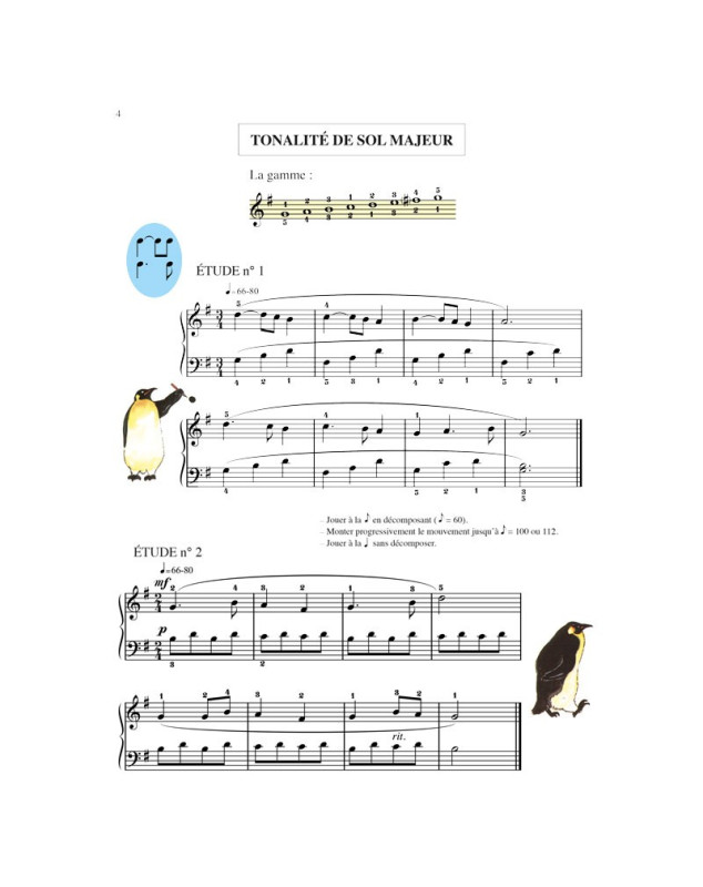 Ma deuxième (2ème) Année de Piano - Hervé Pouillard - Henry Lemoine