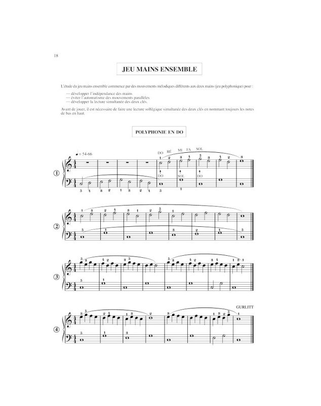 Ma Première (1ère) année de Piano - Hervé - Pouillard - Henry Lemoine