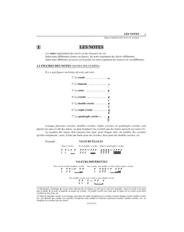 Théorie de la Musique - Danhauser - Editions Henry Lemoine