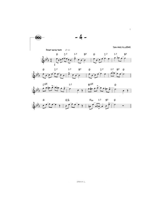 Jazz Attitude Volume 1 - Flûte - Jean-Marc Allerme - Henry Lemoine