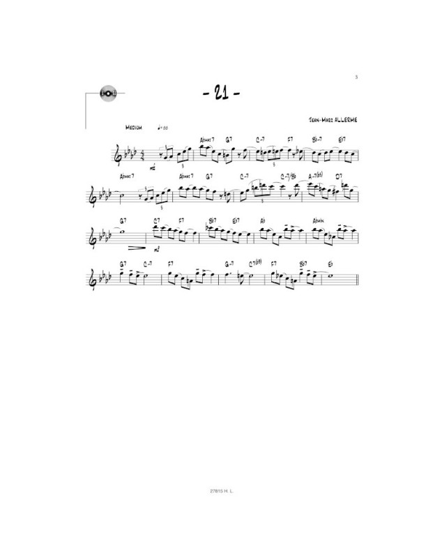 Jazz Attitude Volume 2 - Flûte - Jean-Marc Allerme - Henry Lemoine
