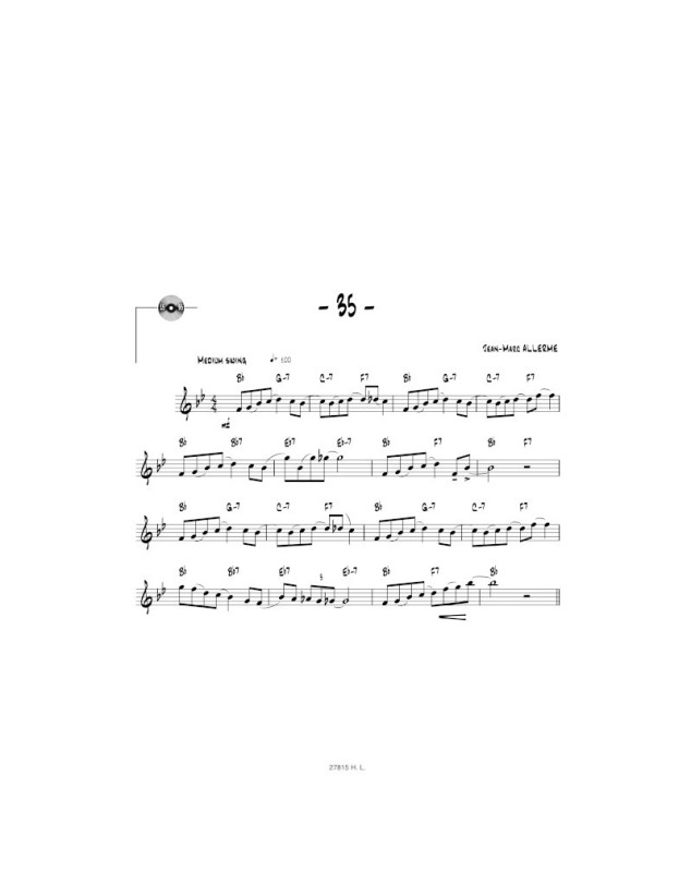 Jazz Attitude Volume 2 - Flûte - Jean-Marc Allerme - Henry Lemoine