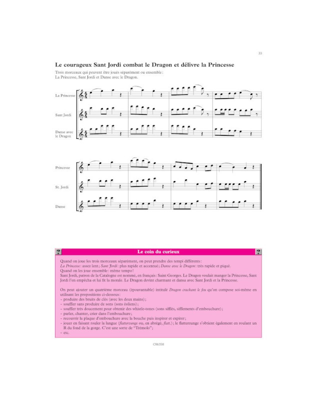 Arlette Biget et Claude-Henry Joubert : Méthode de flûte Volume 1 (32 Leçons débutants)