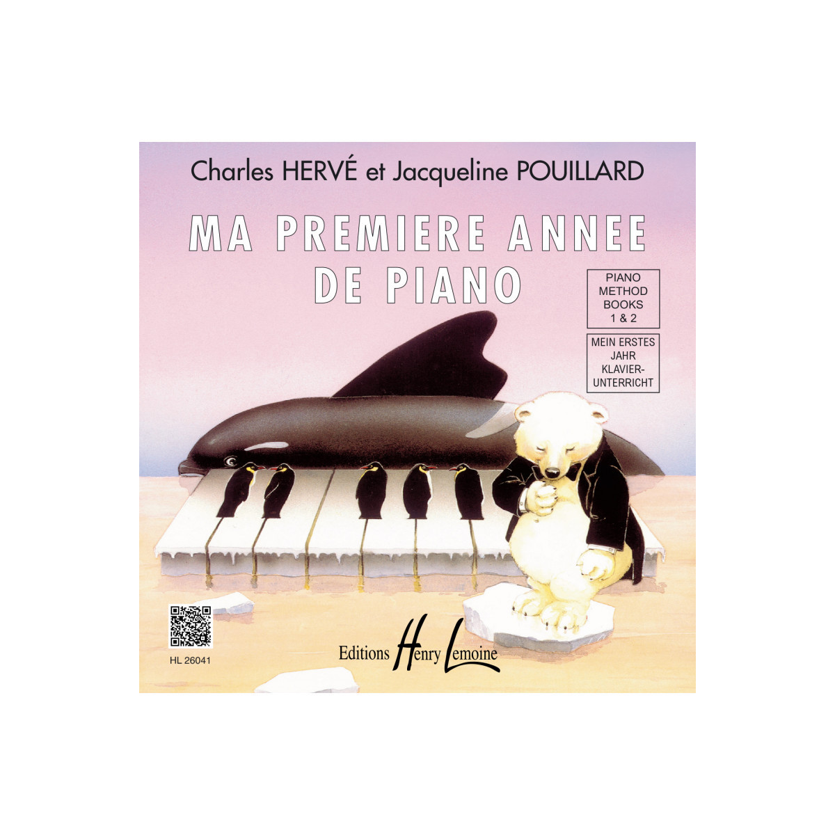 Charles Hervé et Jacqueline Pouillard : Ma première année de piano (CD)