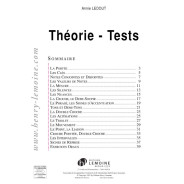 Théorie-tests Volume 1 - Annie Ledout - Editions Henry Lemoine