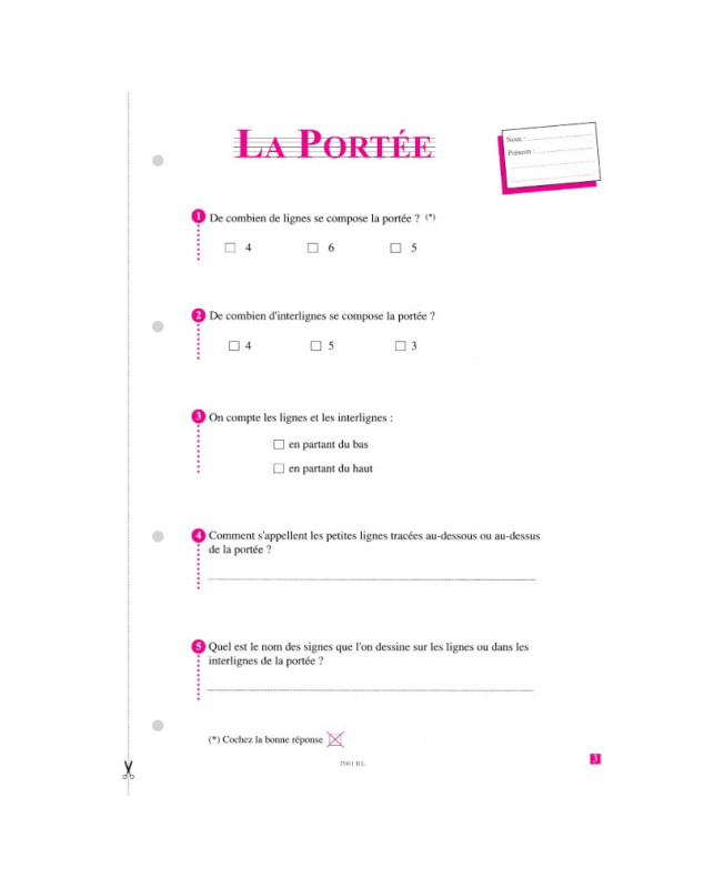 Théorie-tests Volume 1 - Annie Ledout - Editions Henry Lemoine