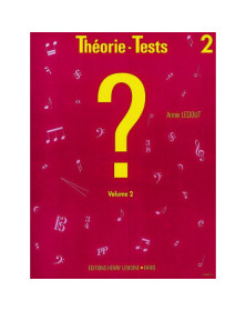 Théorie-tests Volume 2 - Annie Ledout :  - Editions Henry Lemoine