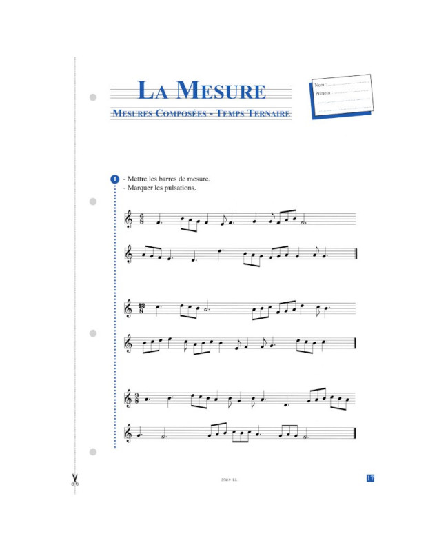 Théorie-tests Volume 2 - Annie Ledout :  - Editions Henry Lemoine
