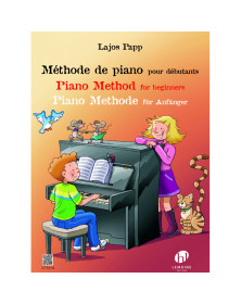 Méthode de piano pour débutants - Lajos Papp - Editions Henry Lemoine