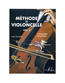 Méthode de violoncelle Volume 3 - Odile Bourin - Henry Lemoine