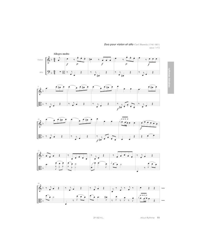 Atout rythme - Début de 2ème cycle - Editions Henry Lemoine