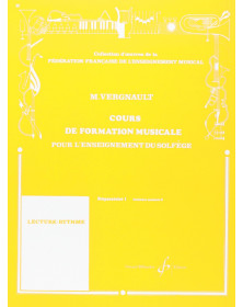Michel Vergnault : Cours De Formation Musicale - Preparatoire 1