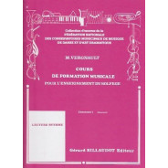 Michel Vergnault : Cours de Formation Musicale - Elémentaire 1