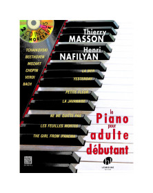 Le Piano pour Adulte débutant - Thierry Masson Henri Nafilyan - Livraison Gratuite