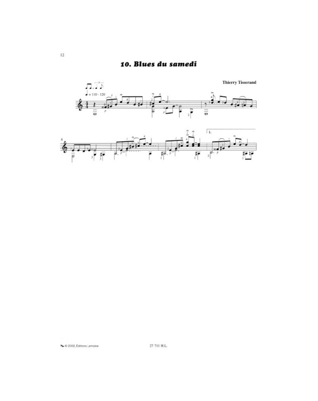 Comme Des Chansons Vol. 2 - Thierry Tisserand - Editions Henry Lemoine
