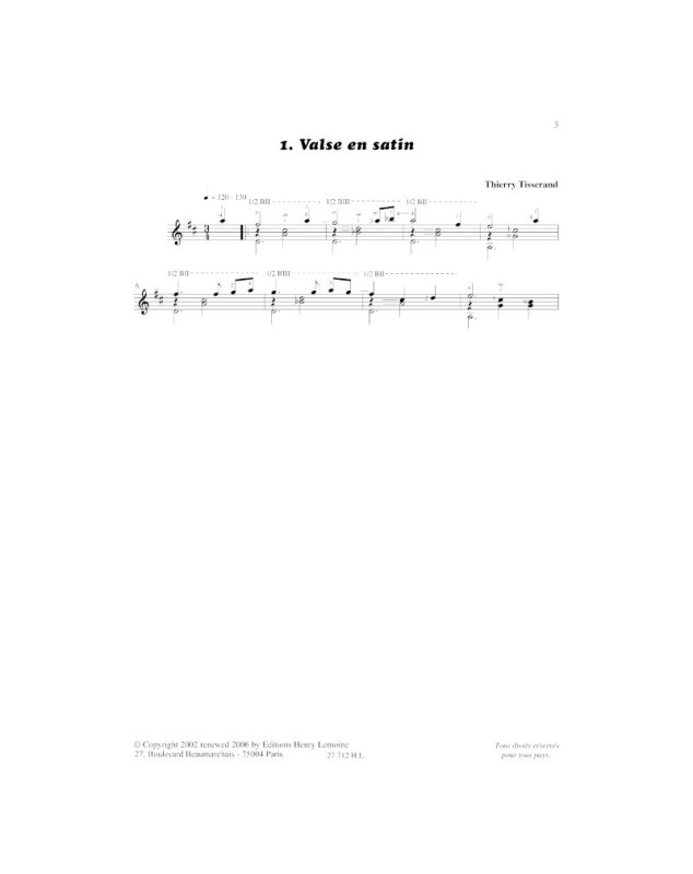 Comme Des Chansons Vol. 3 - Guitare - Thierry Tisserand - Henry Lemoine