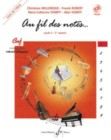 Au fil des Notes Vol. 1 - livre de l'élève