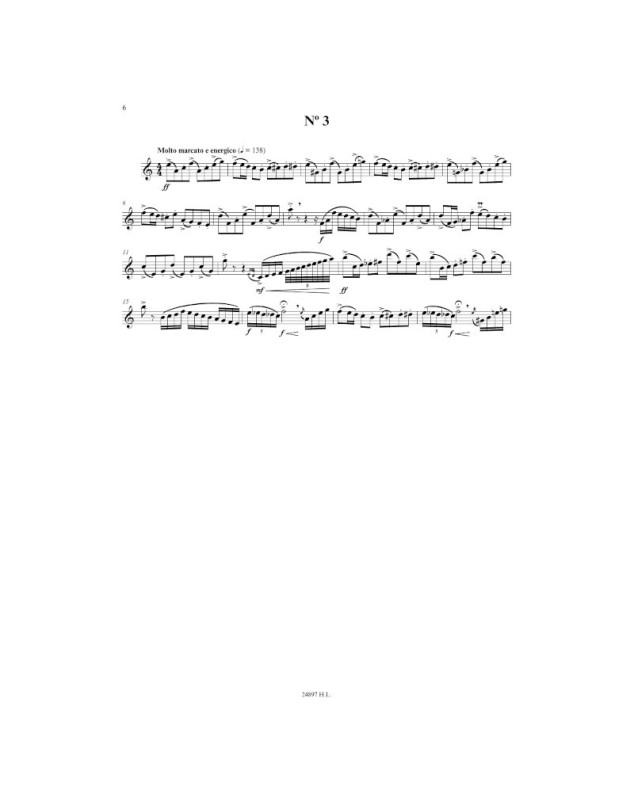 6 Tango Etudes - Astor Piazzolla - Flute et Piano - Henry Lemoine