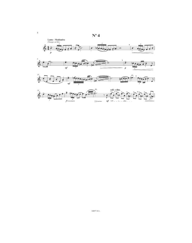 6 Tango Etudes - Astor Piazzolla - Flute et Piano - Henry Lemoine
