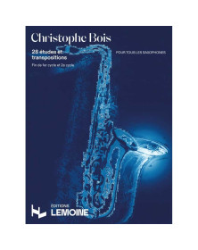 Christophe Bois : 28 Etudes et transpositions