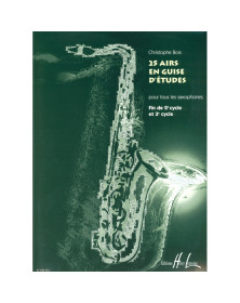 Christophe Bois : 25 Airs en guise d'études